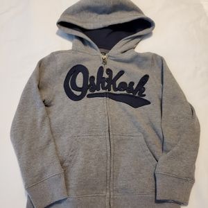 Oshkosh boys zipper hoodie